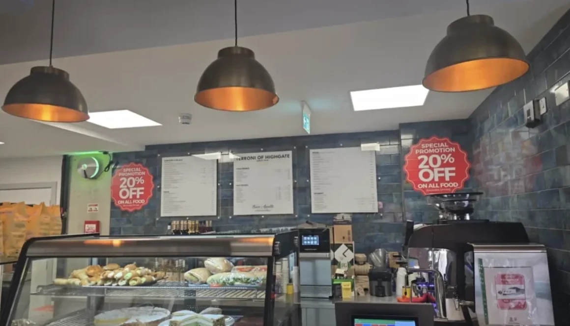 20 percent of food cafe