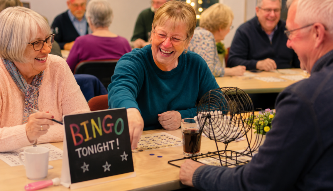 Bingo night at the senior center