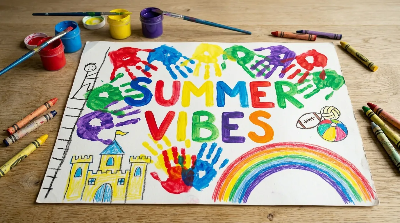 summer vibes poster